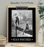 Vintage Golf Wall Art LARGE 11x14 - Inspirational Motivational Poster - Man cave, Game Room, Den Home Office Decor - positive Quotes, Funny Sayings - Masculine Wall Art Photo Print - Personal Growth