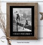 Vintage Golf Wall Art LARGE 11x14 - Inspirational Motivational Poster - Man cave, Game Room, Den Home Office Decor - positive Quotes, Funny Sayings - Masculine Wall Art Photo Print - Personal Growth
