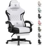 GTPLAYER Gaming Chair, Fabric Computer Office Chair with Pocket Spring Cushion, Ergonomic Office and Gaming, Video Gaming Chair with Linkage Armrests, High Back Desk Chair with Adjustable Recliner