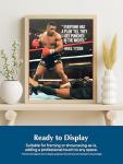 AMERICAN LUXURY GIFTS Mike Tyson Poster – Everyone Has A Plan Until They Get Punched In The Mouth – 8x10 Boxing Wall Art for Home Gym Decor & Man Cave – Motivational Sports Pictures for Men