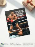 AMERICAN LUXURY GIFTS Mike Tyson Poster – Everyone Has A Plan Until They Get Punched In The Mouth – 8x10 Boxing Wall Art for Home Gym Decor & Man Cave – Motivational Sports Pictures for Men
