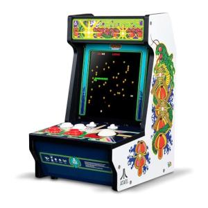Arcade Classics - Atari Centipede Counter Series Game Machine, 5 Games, 8" Liquid Crystal Screen - Mini Cabinet, Portable Gaming, Retro, Countertop Console, Basement Decoration, Man Cave