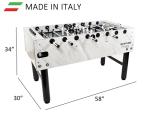 KETTLER Carrara Outdoor Foosball Table with 360 Degree Goalie Rotation, 5 Resin Balls, 5 Cork Balls and Premium Storage Cover