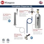 Kegco Black K309B-1 Keg Dispenser for Man Caves