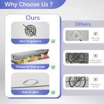 JINSONG 28" Refrigerator Sandwich & Salad Prep Table, Stainless Steel Refrigerated Food Prep Station, 7.4 cu. ft with Cutting Board and 12 Pans for Restaurants, Bar, Shops, etc