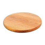 8 Pack Round Acacia Wood Drink Coasters