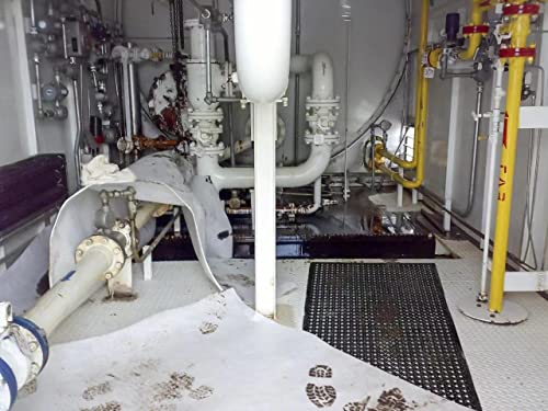 Uniboho Outdoor Rubber Floor Mats Anti Slip Restaurant Commercial Kitchen Mat Rubber Drainage Mat 60 x 35 Heavy Duty Door Mat for Garage Garden Indoor Outside Industral Pool Entrance Bar Wet Area