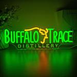 Jeanchrl Buffalo Neon Sign Trace Distillery Whiskey Neon Lights for Bedroom Home Business Club Pub Neon Bar Sign for Man Cave Light up Sign for Wall Decor Gift