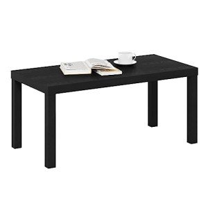 Furinno Classic Black Coffee Table for Man Cave