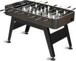 RAYKEEP 54" Foosball Table, Soccer Games Table Competition Sized Wooden Game Table w/ 2 Balls for Adult Kids Youth Home, Game Room, Office, Party (Dark Wood Grain)