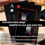 Ben Niu Classic Totem Black Waterproof Playing Cards Cool Unique Deck, Plastic Poker Cards, Collectible & Novelty Playing Cards for Pool & Game Nights（Limited Edition）