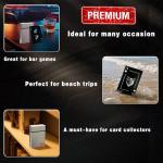 Ben Niu Classic Totem Black Waterproof Playing Cards Cool Unique Deck, Plastic Poker Cards, Collectible & Novelty Playing Cards for Pool & Game Nights（Limited Edition）