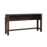 Liberty Furniture Cascade Falls Living Room Console Bar Table with Charging Station - Satin Espresso