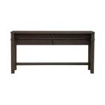 Liberty Furniture Cascade Falls Living Room Console Bar Table with Charging Station - Satin Espresso