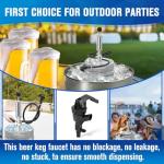 Keg Party Pump, 8" Keg Tap Kit Keg Pump Taps (8 inch)