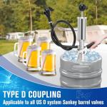 Keg Party Pump, 8" Keg Tap Kit Keg Pump Taps (8 inch)