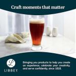 Libbey Classic Pub Beer Glasses Party Pack, Stackable, Modern Bar Glassware Set of 12, Large All Purpose Pint Beer Glasses for Stouts, Ales and More