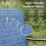 PHI VILLA Outdoor Bar Set, 7 Piece Patio Dining Table and Swivel Bar Stools with Metal Table, for Garden, Pool, Yard and Terrace