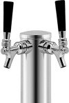 Double Tap Stainless Steel Kegerator Tower 3