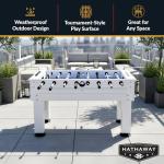 Hathaway 55-inch Outdoor Foosball Table Game