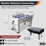 Hathaway 55-inch Outdoor Foosball Table Game