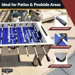 Hathaway 55-inch Outdoor Foosball Table Game