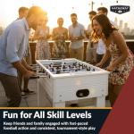 Hathaway 55-inch Outdoor Foosball Table Game