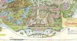 Vintage 1960's Disneyland Map Illustration - Disney Fantasy Theme Park Pop Art Home Decor in Poster Print (11x17 inches)