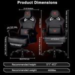 VITESSE Big & Tall Gaming Chair with Footrest
