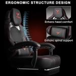 VITESSE Big & Tall Gaming Chair with Footrest