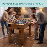 48in Adjustable Foosball Table for Man Cave