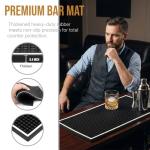 Jucoan Non-Slip Rubber Bar Mats – 3 Pack