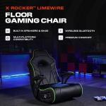 X Rocker Limewire Bluetooth Gaming Floor Chair