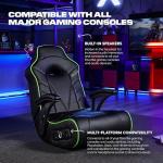 X Rocker Limewire Bluetooth Gaming Floor Chair