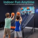 Indoor Basketball Arcade Game with Scoreboard and Timer