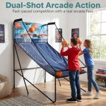 Indoor Basketball Arcade Game with Scoreboard and Timer