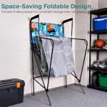 Indoor Basketball Arcade Game with Scoreboard and Timer