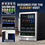NewAir 24" Stainless Steel Beverage Fridge