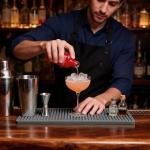 ZJWZLG Bar Mat 2Pcs Gray 11.8 * 5.9in, Prevent Cups and Glasses from Sliding and Protect The Surface of The Table from Being Easily Damaged, Suitable for Bars, Home Bars and Coffee Bars.