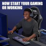 Czlolo Gaming Chair with Footrest Racing Style Lumbar Support Massager Video Game Chair with Metal Legs, High Back Reclining Gamer Chair with Headrest, 360° Swivel Office Computer Desk Chair (Gray)