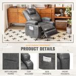Flamaker Power Lift Recliner Chair with Massage