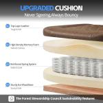 Comfortable Gaming Chair with Footrest and Headrest