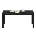 Furinno Classic Black Coffee Table for Man Cave