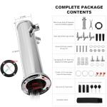 Triple Tap Stainless Steel Draft Beer Tower