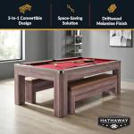 7-Foot Dining Pool Table with Ping Pong Top