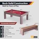7-Foot Dining Pool Table with Ping Pong Top