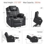 MCombo Power Lift Recliner with Heat and Massage