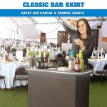 GoBar Portable LED Bar Table with Carrying Case