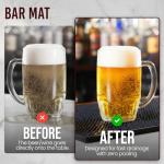 Wishmart Non-Slip Rubber Bar Mat Set of 2