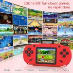 16 Bit Retro Handheld Game Player with 200 Games